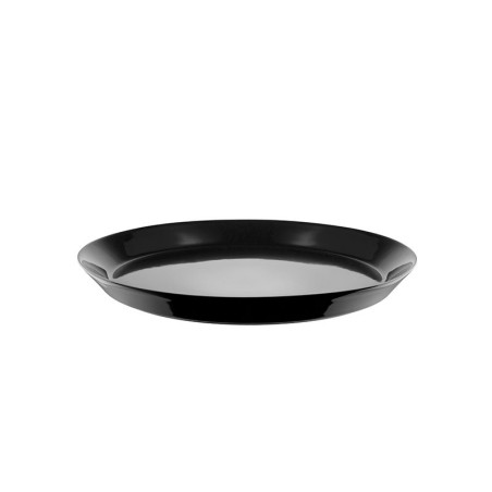 Set of 4 Flat Plates Black - Tonale