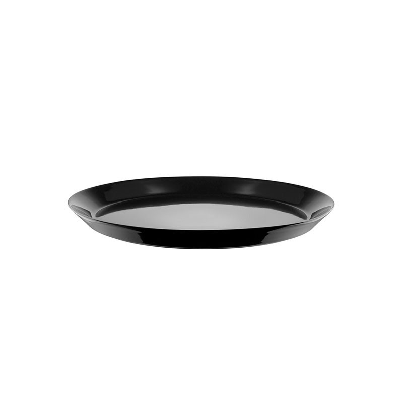 Set of 4 Dessert Plates Black - Tonale