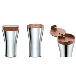 Copo Térmico 400ml Castanho - Caffa