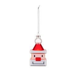 Christmas Ornament Santa Cube - Le Palle Quadrate