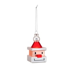 Ornamento de Natal Pai Natal Cubo - Le Palle Quadrate