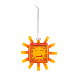 Adorno Navidad Sol Cubo - Le Palle Quadrate