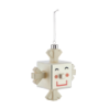 Ornamento de Natal Floco de Neve Cubo - Le Palle Quadrate
