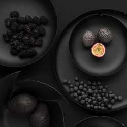 Round Basket ø21cm Black - Extra Ordinary Metal