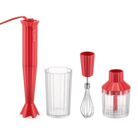 Hand Blender with Accessories Red - Plissé