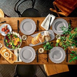 Set of 4 Side Plates ø20cm - Dressed en Plein Air
