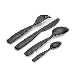 Cutlery Set 4 Pieces Black - Dressed en Plein Air