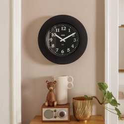 Reloj de Pared Negro - Momento