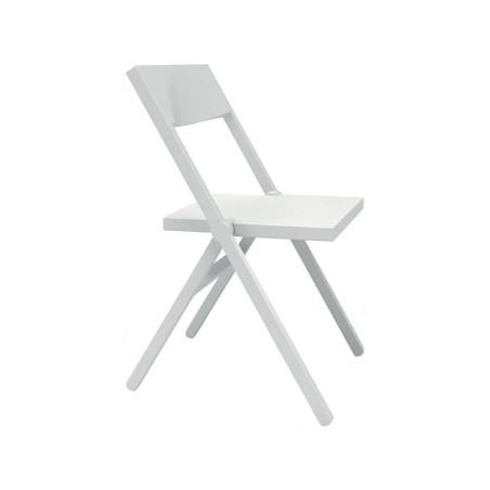 Folding and Stackable Chair White – Piana