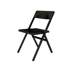 Folding and Stackable Chair Black – Piana