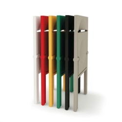 Silla Plegable y Apilable Negro – Piana