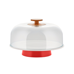Prato para Bolo com Campânula Vermelho - Mattina