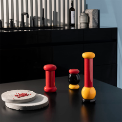 Salt, Pepper and Spice Grinder Red