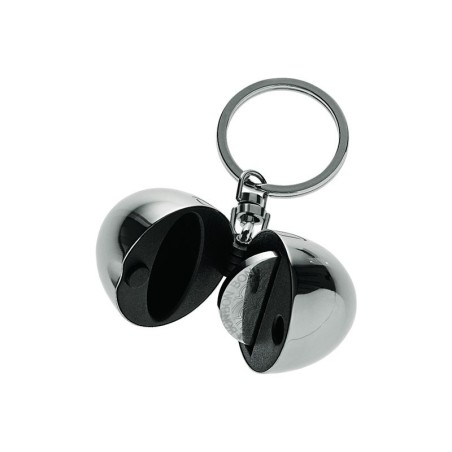 Key Ring/Coin Holder - Bon Bon Silver