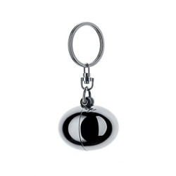 Key Ring/Coin Holder - Bon Bon Silver