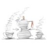 Espresso Coffee Maker 70ml - Pulcina