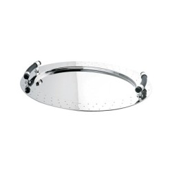 Tabuleiro Oval com Pegas 58cm
