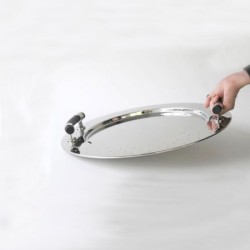 Tabuleiro Oval com Pegas ø48cm
