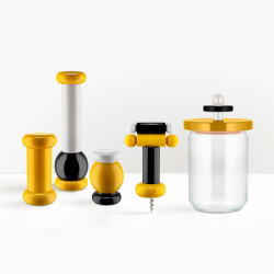 Wood Salt, Pepper and Spice Grinder Yellow