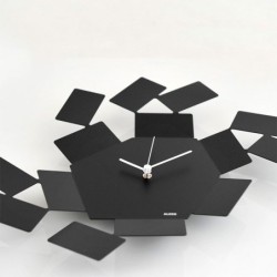 Reloj de Pared Negro - La Stanza dello Scirocco