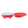 Caja para Snacks 2 Compartimientos Rojo - Food a Porter