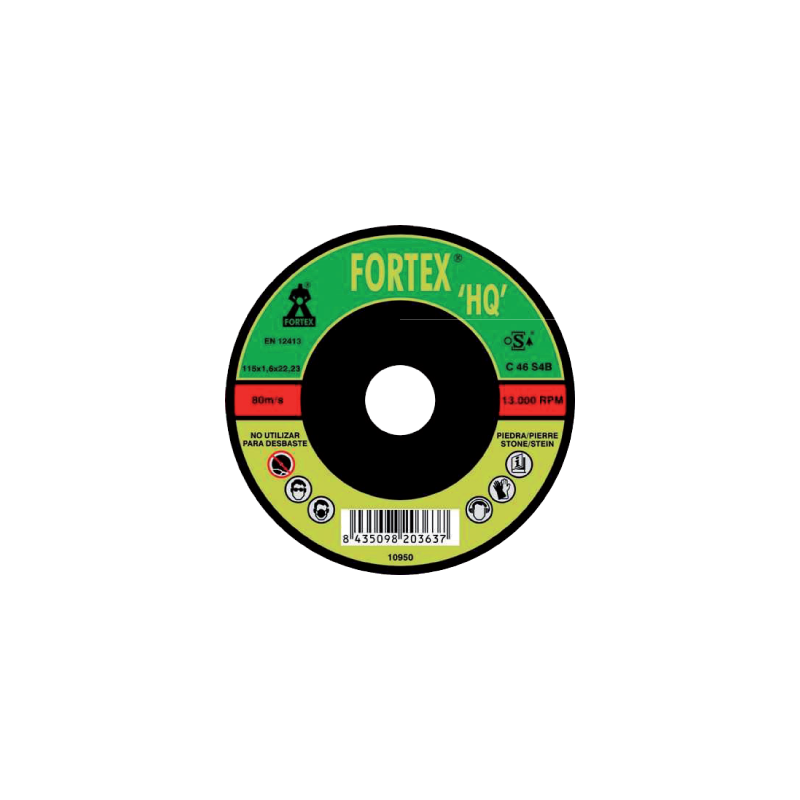 FORTEX Stone Cutting Disc 115 x 1,6 x 22 mm
