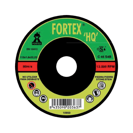 FORTEX Stone Cutting Disc 115 x 1,6 x 22 mm