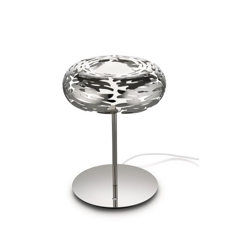 Table Lamp - BarkLamp Silver