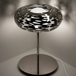 Table Lamp - BarkLamp Silver