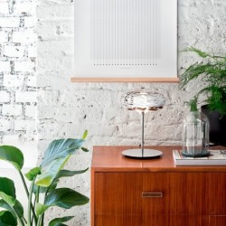 Table Lamp - BarkLamp Silver