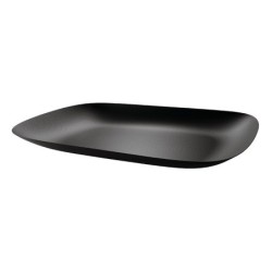 Rectangular Tray Black - Moiré