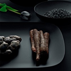 Rectangular Tray Black - Moiré