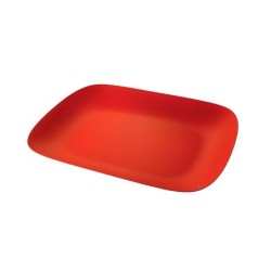Rectangular Tray Red - Moiré