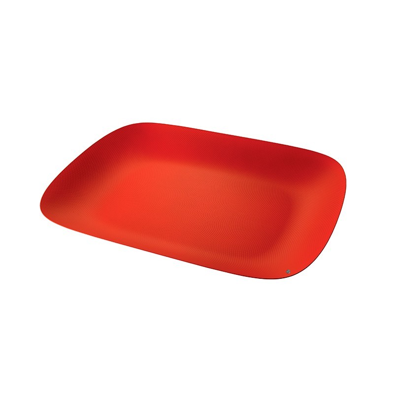 Rectangular Tray Red - Moiré