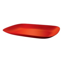 Rectangular Tray Red - Moiré