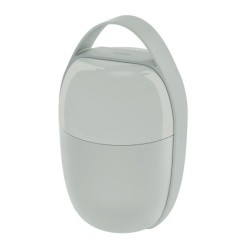 Two-Compartment Lunch Pot Grey - Food à Porter
