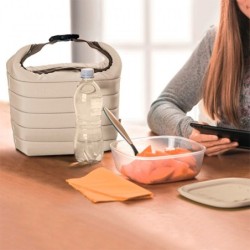 Thermal Bag and Airtight Container S Set Clay - Handy