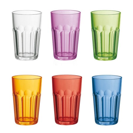 Set of 6 Assorted Tall Tumbler - Happy Hour