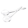 Salad Servers 20cm Clear - Happy Hour