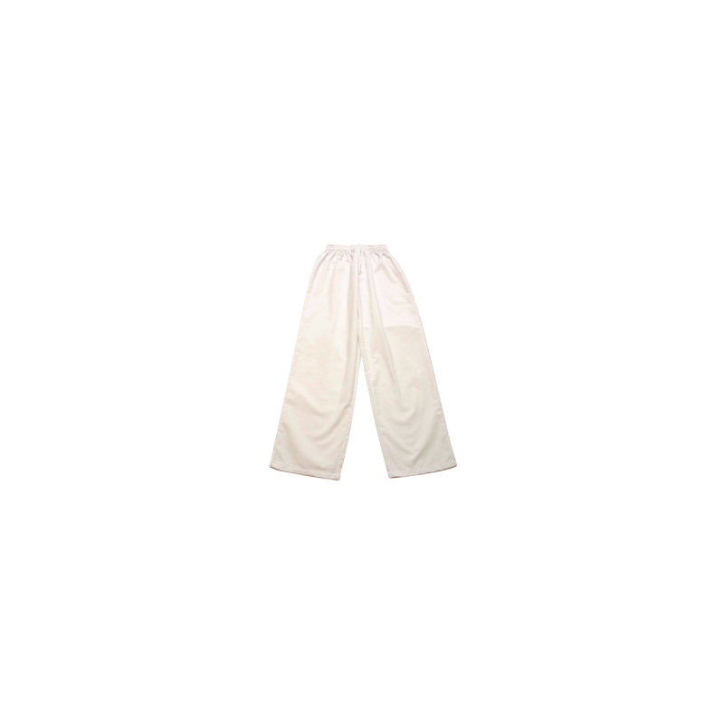 CALÇA EM SARJA COM ELÁSTICO NA CINTURA CALÇA EM SARJA COM ELÁSTICO NA CINTURA
