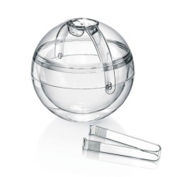 Ice Bucket with Tongs Clear - Stella