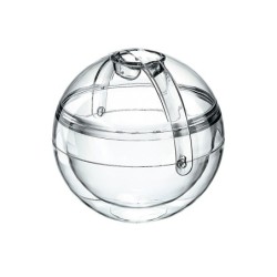 Ice Bucket with Tongs Clear - Stella