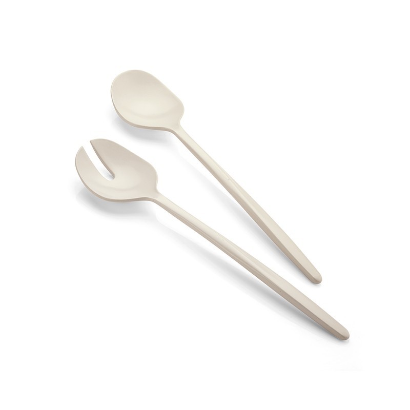Salad Servers White - Tierra