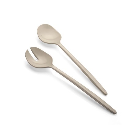 Cubiertos de Ensalada Taupe - Tierra