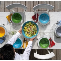 Centerpiece/Fruit Bowl Sky Grey - Twist