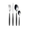 24-Piece Cutlery Set Black - My Fusion