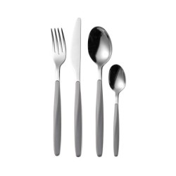 24-Piece Cutlery Set Grey - My Fusion