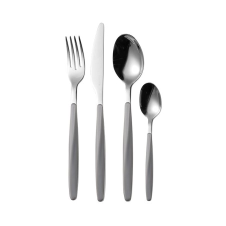 Juego de 24 Cubiertos Gris - My Fusion