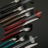 24-Piece Cutlery Set Red - My Fusion
