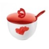 Açucareiro com Colher Vermelho - Love